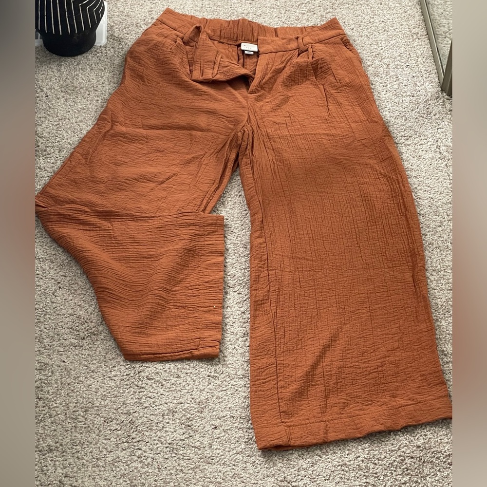 A New Day Terracotta Trousers wide-leg size 6
